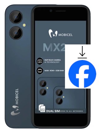 Cómo instalar Facebook en un Mobicel MX2 Plus