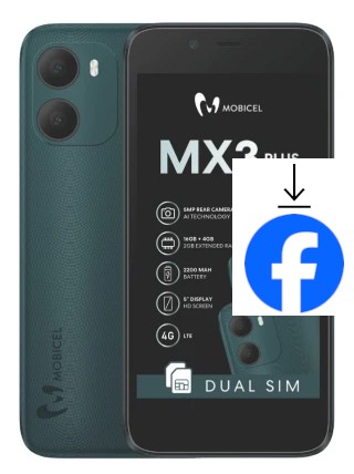 Cómo instalar Facebook en un Mobicel MX3 Plus