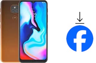 Cómo instalar Facebook en un Motorola Moto E7 Plus