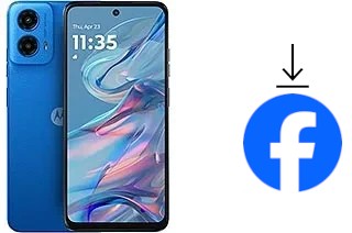 Cómo instalar Facebook en un Motorola Moto G45