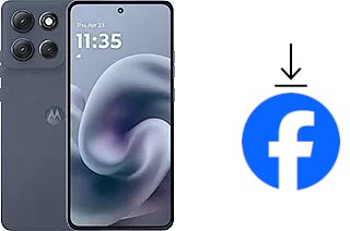 Cómo instalar Facebook en un Motorola Moto G86 Power