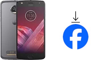 Cómo instalar Facebook en un Motorola Moto Z2 Play