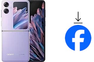 Cómo instalar Facebook en un Oppo Find N2 Flip