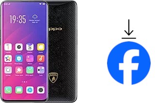 Cómo instalar Facebook en un Oppo Find X Lamborghini Edition