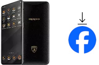 Cómo instalar Facebook en un Oppo Find X Lamborghini