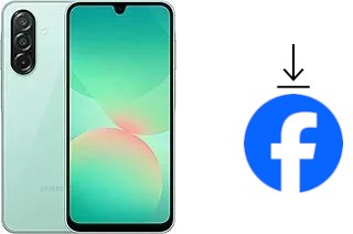 Cómo instalar Facebook en un Samsung Galaxy A26
