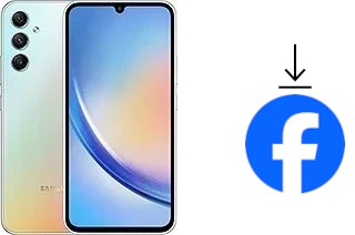 Cómo instalar Facebook en un Samsung Galaxy A34