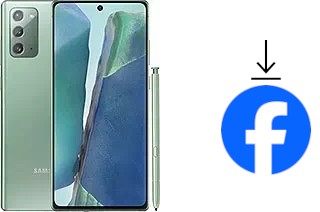 Cómo instalar Facebook en un Samsung Galaxy Note20