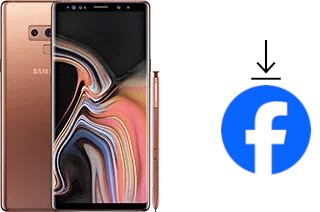 Cómo instalar Facebook en un Samsung Galaxy Note9