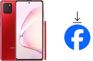 Cómo instalar Facebook en un Samsung Galaxy Note10 Lite