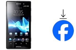 Cómo instalar Facebook en un Sony Xperia ion HSPA