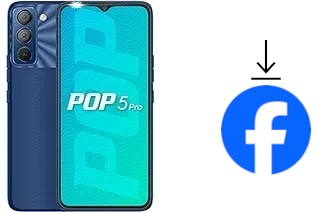 Cómo instalar Facebook en un Tecno Pop 5 Pro