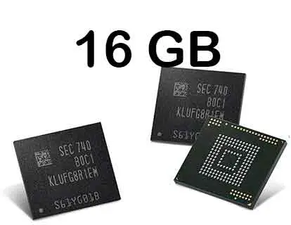 16 GB de memoria interna