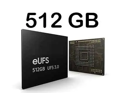 512 GB de memoria interna
