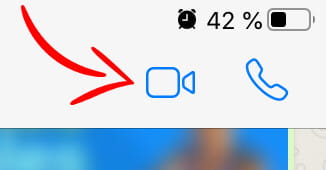 Videollamadas en WhatsApp