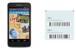 Cómo ver el código IMEI en One Touch Scribe HD