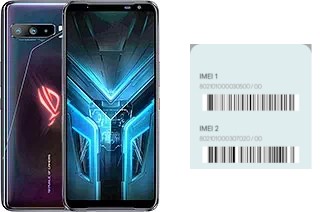 Cómo ver el código IMEI en ROG Phone 3 Strix
