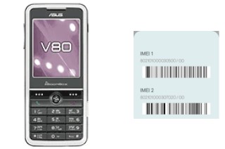 Cómo ver el código IMEI en Asus V80