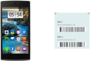 Cómo ver el código IMEI en Bluboo X2