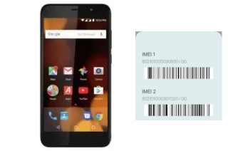 Cómo ver el código IMEI en Spira B5-5 Power