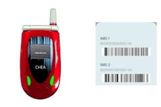 Cómo ver el código IMEI en Chea 228