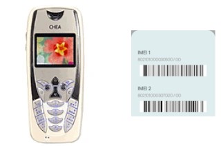 Cómo ver el código IMEI en Chea 318