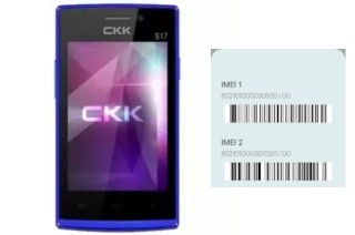 Cómo ver el código IMEI en CKK mobile S17