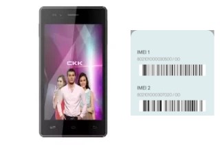 Cómo ver el código IMEI en CKK mobile S9