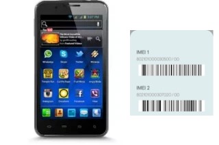 Cómo ver el código IMEI en Excite 500G