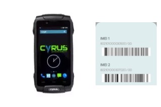 Cómo ver el código IMEI en CS30