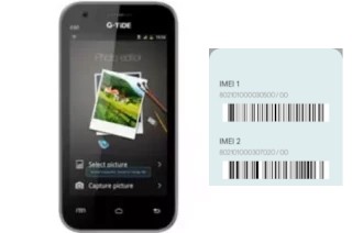 Cómo ver el código IMEI en G-Tide E60