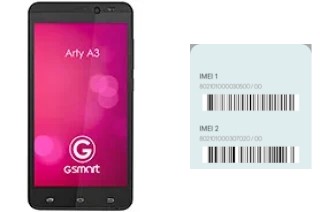 Cómo ver el código IMEI en GSmart Arty A3