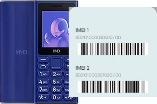 Cómo ver el código IMEI en HMD 105