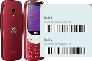 Cómo ver el código IMEI en 3210