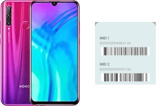 Cómo ver el código IMEI en Honor 20i