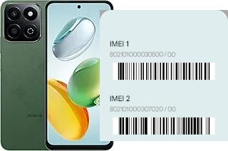 Cómo ver el código IMEI en Honor X7c