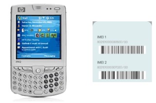Cómo ver el código IMEI en iPAQ hw6910