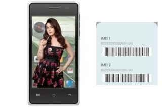 Cómo ver el código IMEI en Yuva Y501 Plus