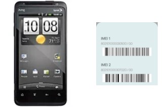 Cómo ver el código IMEI en EVO Design 4G