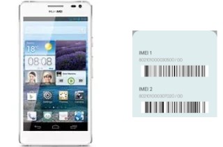 Cómo ver el código IMEI en Ascend D2
