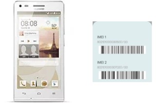 Cómo ver el código IMEI en Ascend G6