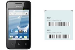 Cómo ver el código IMEI en Ascend Y220