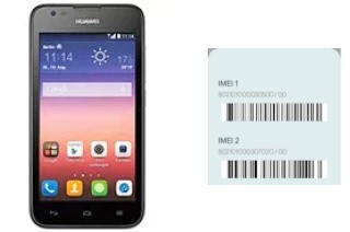 Cómo ver el código IMEI en Ascend Y550
