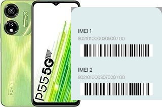 Cómo ver el código IMEI en Power 55