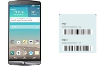 Cómo ver el código IMEI en G3 A