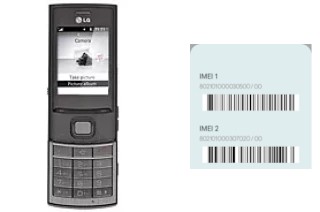 Cómo ver el código IMEI en GD550 Pure