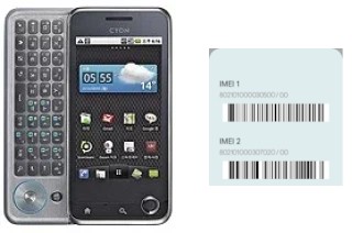 Cómo ver el código IMEI en Optimus Q LU2300