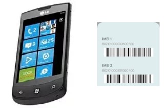 Cómo ver el código IMEI en E900 Optimus 7