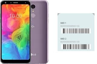 Cómo ver el código IMEI en LG Q7