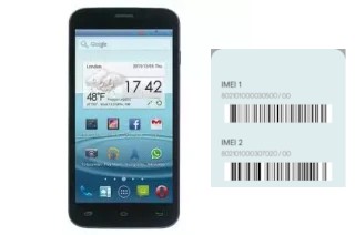 Cómo ver el código IMEI en Option DUO G500